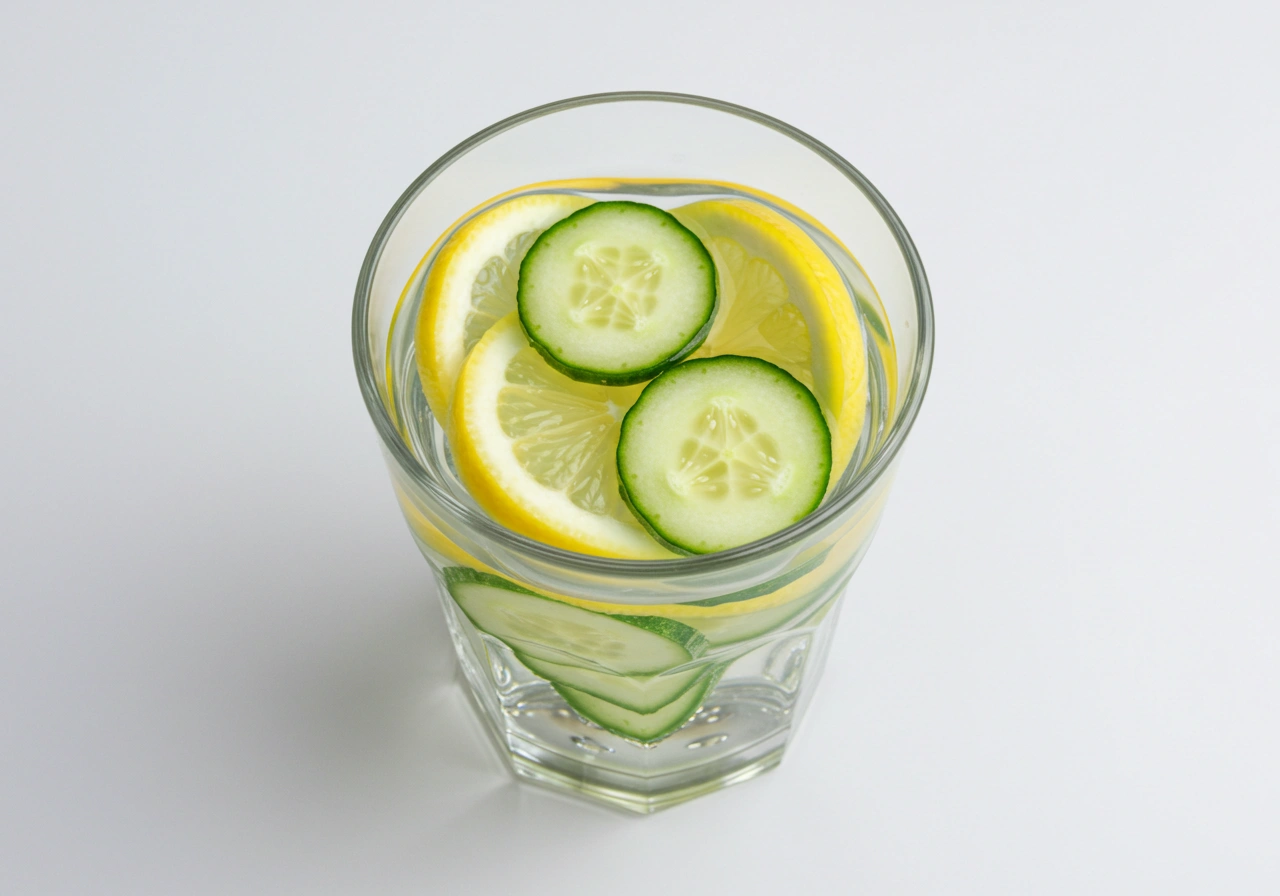Cucumber Lemon Water